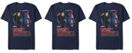 Fifth Sun Marvel Men's Avengers Infinity War Captain America Pop Art Posed Profile Short Sleeve T-Shirt